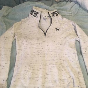 Victoria Secret PINK half zip pullover